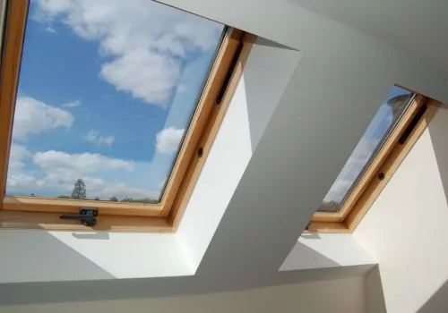 skylights inside a house